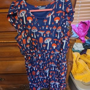 Modcloth 🍄 mushroom dress 1x